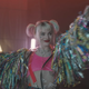 Illustration for article titled Lets talk about Margot Robbies sparkly new Harley Quinn costume